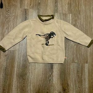 Boys size 5 vintage sky hawk dinosaur sweater perfect condition no flaws!